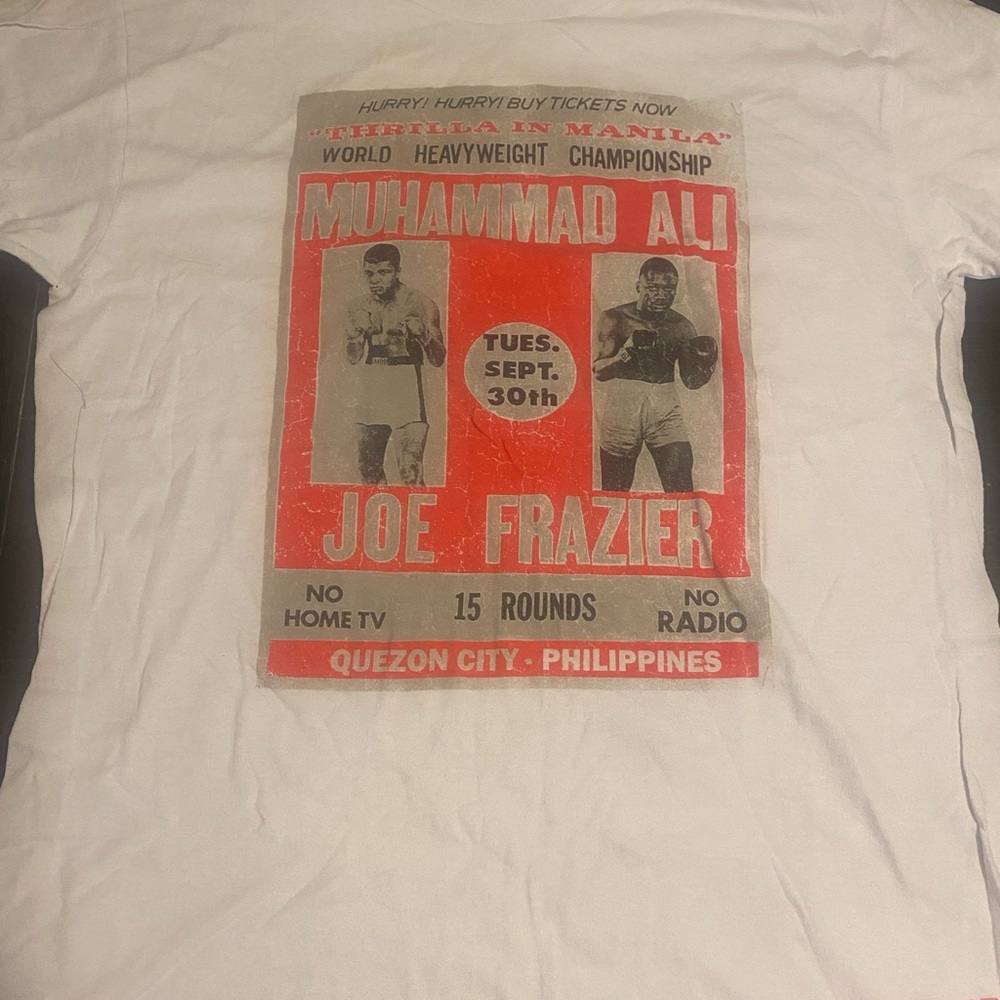 White Muhammad Ali Graphic Tee
